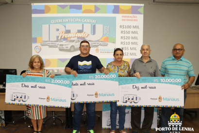 Mais 17 contribuintes so contemplados pela campanha IPTU Premiado da Prefeitura de Manaus