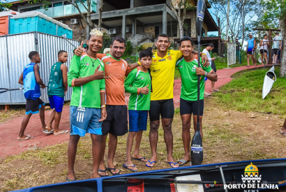 Jovens atletas indgenas do Amazonas alcanam o pdio em campeonato de Canoagem, na Bahia