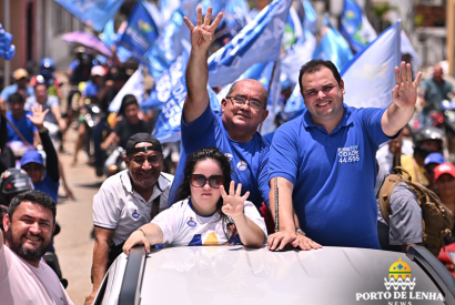 Candidato  reeleio, Roberto Cidade cumpre agenda de campanha nos municpios de Urucurituba e Itapiranga 