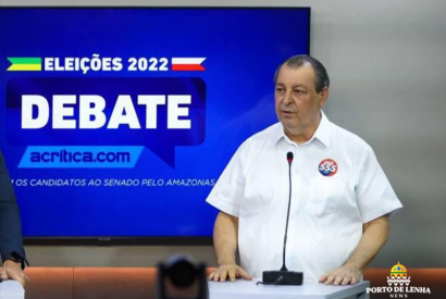 Senador Omar apresenta propostas. Arthur e Menezes apelam para baixaria em debate