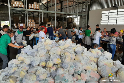 Mais de 1.500 toneladas de alimentos j foram doadas em cestas bsicas pela Manaus Energia ao interior do Amazonas 