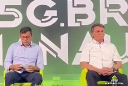 Bolsonaro participa de seminrio sobre o 5G e comcio em Manaus