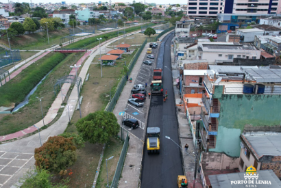 Programa Asfalta Manaus recupera mais ruas do centro da cidade