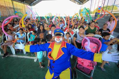 3 edio do projeto 'Circo na Escola' leva alegria para crianas da zona oeste de Manaus 