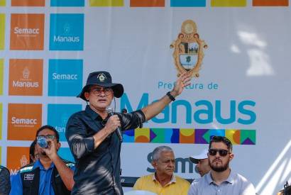 Prefeito David Almeida comemora aniversrio de Manaus com avanos na gesto municipal