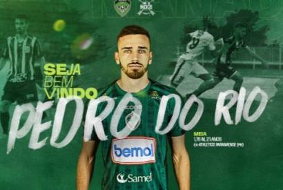 Manaus FC anuncia meio-campista Pedro do Rio para 2023