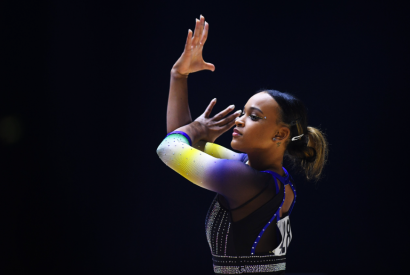 Rebeca Andrade conquista bronze no solo do Mundial de Ginstica 