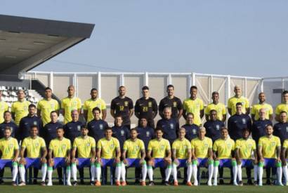 CBF divulga foto oficial da delegao brasileira para a Copa do Mundo de 2022