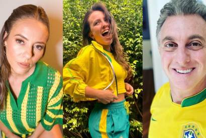 Brasil na Copa: famosos torcem pela Seleo na estreia no Catar