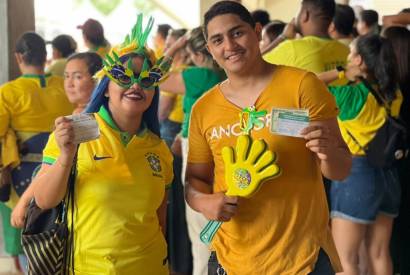 Copa na Arena oferta vacinao contra Covid-19 durante jogos do Brasil no mundial de futebol