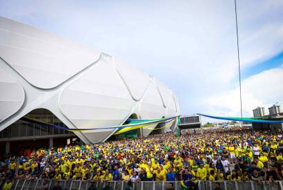 Arena da Amaznia rene mais de 12 mil torcedores no primeiro dia de Copa na Arena