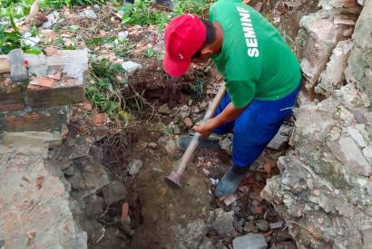 Prefeitura de Manaus recupera rede de drenagem na zona Oeste