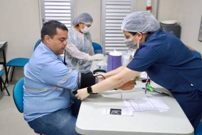 Sade do homem: Ao social da Seas contempla funcionrios do Aterro Sanitrio de Manaus