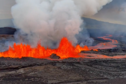 Maior vulco ativo do mundo entra em erupo no Hava pela primeira vez em 40 anos  