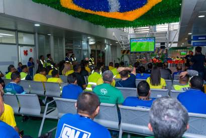 Manaus Airport monta espaos especiais para torcedores durante a Copa do Mundo