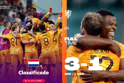 Holanda vence Estados Unidos por 3 a 1 e est nas quartas de final da Copa do Mundo  