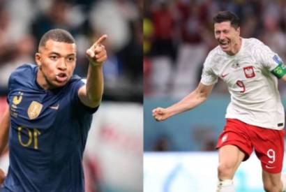 Duelo entre Mbapp e Lewandowski  o destaque da Copa no domingo   