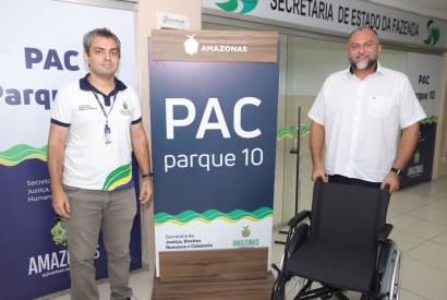 Sejusc disponibiliza cadeiras de rodas para auxiliar PcDs e pessoas com mobilidade reduzida nas unidades do PAC