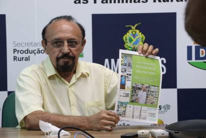 Idam lana livro de acervo histrico da extenso rural amazonense, de autoria do engenheiro de pesca Paulo Rolim