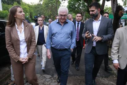 Presidente da Alemanha conhece Sistema Estadual do Meio Ambiente durante visita ao Amazonas