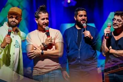 Studio 5 recebe espetculo de humor '4 Amigos'