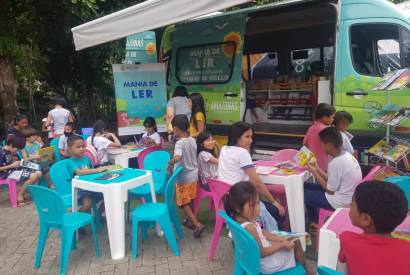 Mania de Ler: Biblioteca Volante retorna com nova edio aos domingos no Centro de Manaus