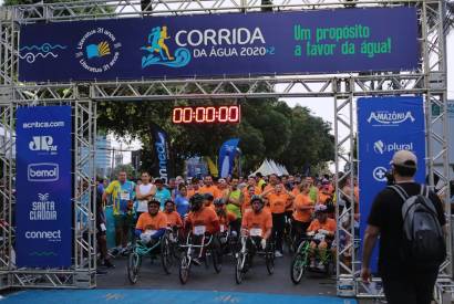 Corrida da gua  destaque entre as corridas inclusivas de Manaus