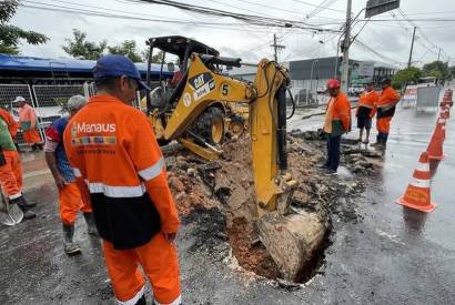 Avenida Djalma Batista ter trecho interditado e 'rotas de fuga' so planejadas em Manaus