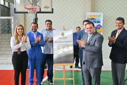 Presidente da Aleam, Roberto Cidade inaugura Complexo Esportivo Mestre Osvaldo Alves