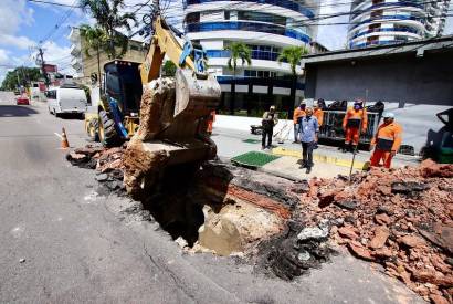 Prefeitura de Manaus anuncia interveno na avenida Macei