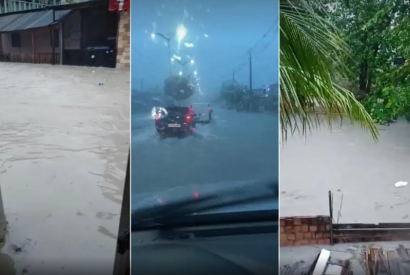 Chuva forte causa transtornos em Manaus