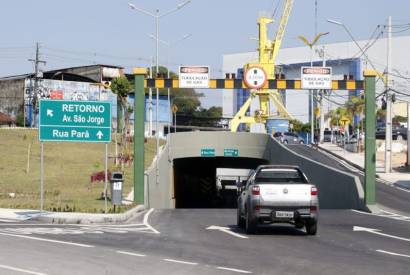 Prefeitura interdita passagem subterrnea do complexo virio Roberto Campos a partir deste sbado