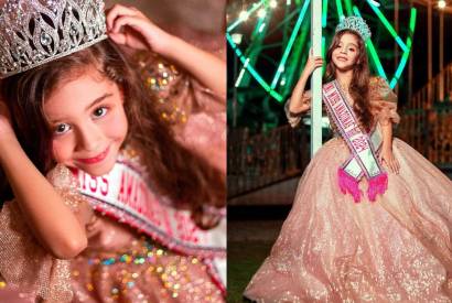 Em busca do ttulo de Mini Miss Brasil: conhea a Miss Mirim Isabella Estrela