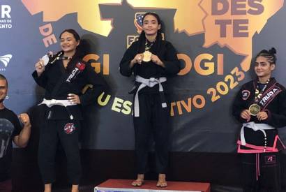 Atleta amazonense Samille Barana conquista medalha de ouro no Norte/Nordeste de Jiu-Jitsu