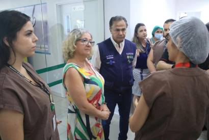 Hospital Delphina recebe vistoria do Ministrio da Sade para dar incio a realizao de transplantes renais