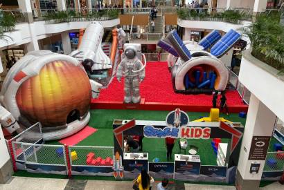 Amazonas Shopping inaugura parque Space Kids, atrao para as frias escolares