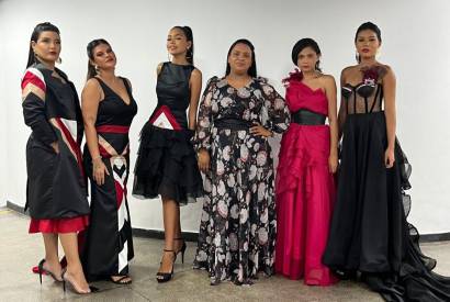 Estudante da FST  destaque no Amazon Poranga Fashion, com desfile autoral inspirado na cultura marajoara