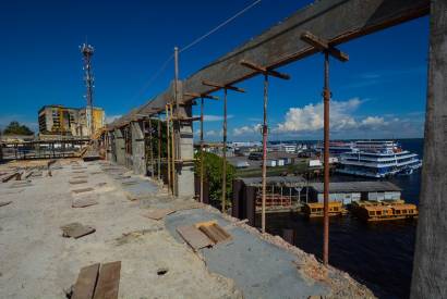 Intervenes do Nosso Centro tem progresso com alvenarias e ajuda do vero amaznico