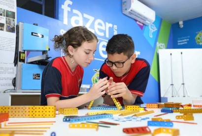 Escola Estadual  selecionada pela Positivo, LEGO e Disney para receber materiais de robtica