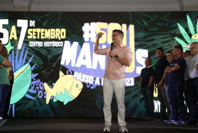 Sem definio sobre artista internacional, prefeito anuncia novas atraes do #SouManaus Passo a Pao 2023; confira