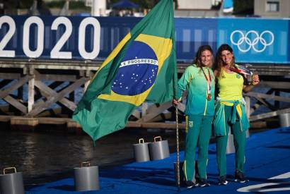 Martine e Kahena conquistam a prata em evento-teste para Paris 2024