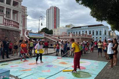 Programao infantil gratuita anima o fim de semana no Centro de Manaus