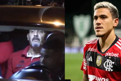 Preparador fsico de Sampaoli d um soco no rosto de Pedro aps vitria do Flamengo sobre o Galo