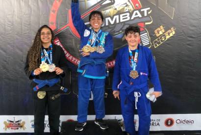 Atleta do Manaus Olmpica  campe mundial de Jiu-Jtsu no Esprito Santo