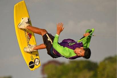 Jaj do Wake faz histria como primeiro amazonense a vencer etapa do Brasileiro de Wakeboard em casa