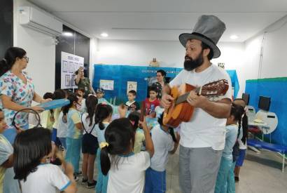 Oficina de Canto Coral contempla crianas de escola municipal de Manaus