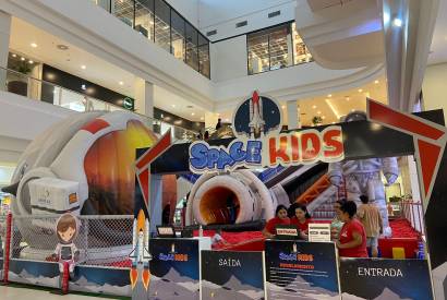 Shopping Ponta Negra inaugura Space Kids, parque temtico sobre o universo espacial