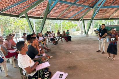 Artistas e fazedores de cultura das comunidades da RDS do Tup recebem treinamento para serem beneficiados pela Lei Paulo Gustavo