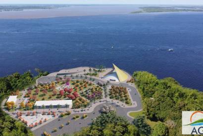 Assinada ordem de servio para construo do parque Encontro das guas Rosa Almeida, em Manaus