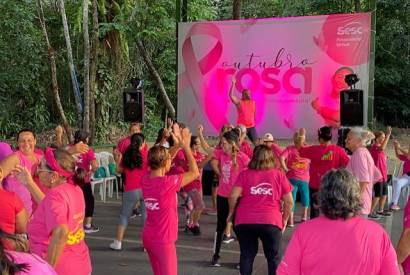 Sesc Amazonas realiza ao com servios gratuitos em aluso ao Outubro Rosa